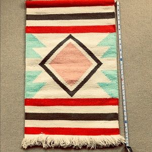 NWOT - gorgeous colorful handwoven wall hanging